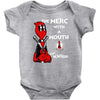 merc with a mouth Baby Bodysuit