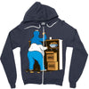 bad diet Zipper Hoodie