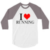 i love running 3/4 Sleeve Shirt