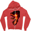melting point Zipper Hoodie
