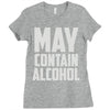 may contain alcohol (2) Ladies Fitted T-Shirt