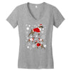 boxer christmas Women's V-Neck T-Shirt