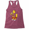 fractal comic book guy Racerback Tank