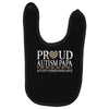 proud autism papa Baby Bibs