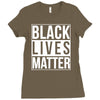 black lives matter Ladies Fitted T-Shirt