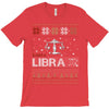 santa libra christmas ugly t shirts T-Shirt