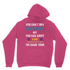 you can't buy happiness, but you can adopt a cat and that's pretty muc Unisex Hoodie
