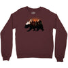 Bear Adventure With Rose Crewneck Sweatshirt