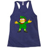 happy saint patrick day simpson Racerback Tank