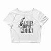 Family Trip To Moon Crop Top