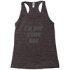 i'm not your bae girls Racerback Tank