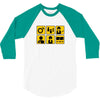 people on the bus 3/4 Sleeve Shirt