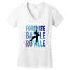 Fortnite Battle Royale Women's V-Neck T-Shirt