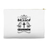 I Am One Blessed Grandmom Accessory Pouches