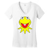 kermit muppets uomo Women's V-Neck T-Shirt