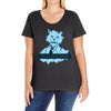 cat person Ladies Curvy T-Shirt