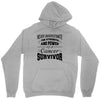 never underestimate the strength and power of a cancer survivor Unisex Hoodie