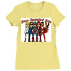 star spangled hammered Ladies Fitted T-Shirt