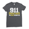 911 dispatcher heroes Ladies Fitted T-Shirt
