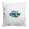 orca crew Throw Pillow