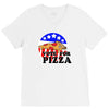 vote for pizza V-Neck Tee