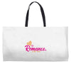 romance in the world Weekender Totes