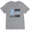 hope love cure stomach cancer awareness V-Neck Tee