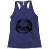 ask me why i'm lazy sloth! Racerback Tank