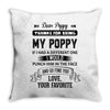 Dear Poppy, Love, Your Favorite Throw Pillow