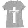 sinner christian god bible new Ladies Fitted T-Shirt