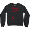 Muggle On Board Red Crewneck Sweatshirt