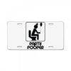party pooper License Plate
