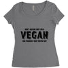 Don't Ask Me Why I'm A Vegan Ask Yourself Why You're Not Women's Triblend Scoop T-shirt