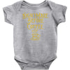 nightmare before coffee Baby Bodysuit