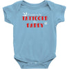 kid's tattooed daddy Baby Onesie