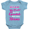 Gram Was Created Because Need Real Heroes Baby Onesie