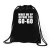 wake me up before you go go retro 80s wham Drawstring Bags