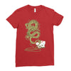 dragon flavor Ladies Fitted T-Shirt
