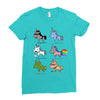 unicorn funny Ladies Fitted T-Shirt