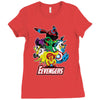 nick fureon's eevengers Ladies Fitted T-Shirt
