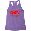 millennium pizza Racerback Tank