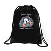 just 5 more minutes Drawstring Bags