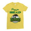 Pray For Humboldt Ladies Fitted T-Shirt