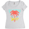 California Summer For Women's Triblend Scoop T-shirt
