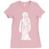 santa muerte blanca Ladies Fitted T-Shirt