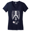 pregnant halloween costume Women's V-Neck T-Shirt