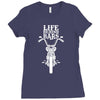 motorbike life behind bars Ladies Fitted T-Shirt