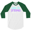 she is strong 3/4 Sleeve Shirt
