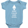 Keep Calm And Hodl Ethereum Baby Onesie