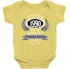 vintage quality without compromise 1990 aged to perfection Baby Bodysuit